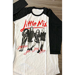 Little Mix Ladies Raglan T-Shirt: Salute Tour (Ex Tour) (X-Large)