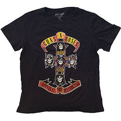 Guns N' Roses Ladies T-Shirt: Appetite for Destruction