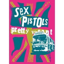 The Sex Pistols Postcard: Pretty Vacant (Standard)