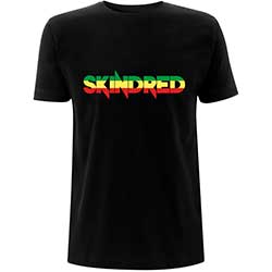 Skindred Unisex T-Shirt: Rasta Logo