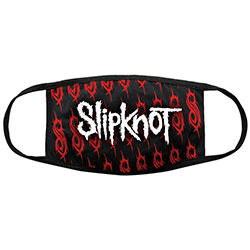 Slipknot Face Mask: White Logo & Sigils