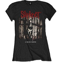 Slipknot Ladies T-Shirt: .5: The Gray Chapter Album