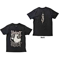 Slipknot Unisex T-Shirt: Maggot (Back Print)