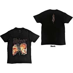 Slipknot Unisex T-Shirt: 2 Faces (Back Print)