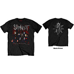 Slipknot Unisex T-Shirt: WANYK Group Photo (Back Print)