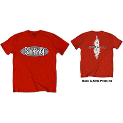 Slipknot Unisex T-Shirt: 20th Anniversary Don't Ever Judge Me (Back & Sleeve Print)
