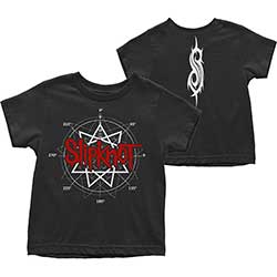 Slipknot Kids Toddler T-Shirt: Star Logo (Back Print)