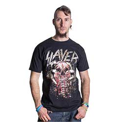 Slayer Unisex T-Shirt: Skull Clench