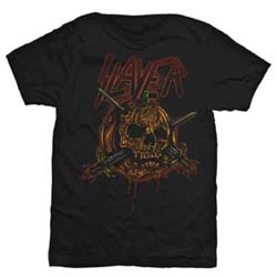 Slayer Unisex T-Shirt: Skull Pumpkin