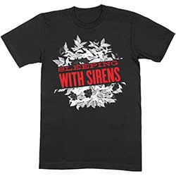 Sleeping With Sirens Unisex T-Shirt: Floral