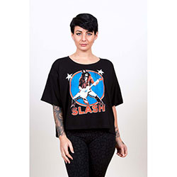 Slash Ladies T-Shirt: Stars (Boxy Style/Illuminous Print)
