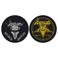Venom Turntable Slipmat Set: Black Metal/Welcome to Hell (Retail Pack)