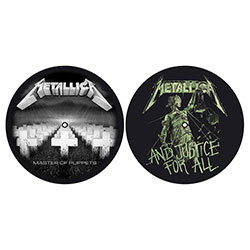 Metallica Turntable Slipmat Set: Master of Puppets / and Justice for All (Retail Pack)