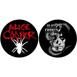 Alice Cooper Turntable Slipmat Set: Spider/Skull
