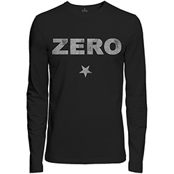 The Smashing Pumpkins Unisex Long Sleeved T-Shirt: Zero Distressed