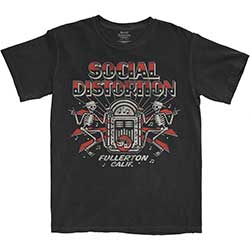 Social Distortion Unisex T-Shirt: Jukebox Skelly