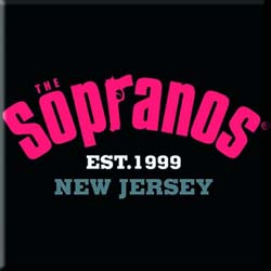 The Sopranos Fridge Magnet: Collegiate Logo