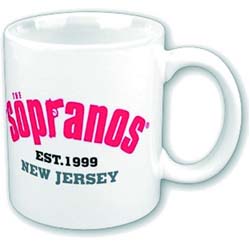 The Sopranos Boxed Standard Mug: Collegiate Logo