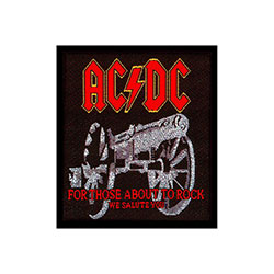AC/DC Standard Patch: For those about to Rock (Loose)