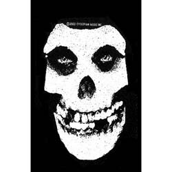 Misfits Standard Woven Patch: White Skull