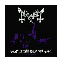 Mayhem Standard Woven Patch: De Mysteriis Dom Sathanas