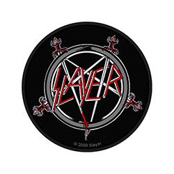 Slayer Standard Woven Patch: Pentagram