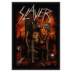 Slayer Standard Woven Patch: Devil on Throne