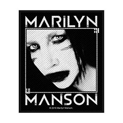 Marilyn Manson Standard Woven Patch: Villain