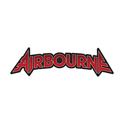 Airbourne Standard Woven Patch: Logo Cut-Out