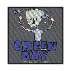 Green Day Standard Patch: Hammer Face (Loose)
