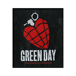 Green Day Standard Patch: Heart Grenade (Loose)