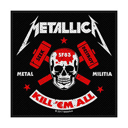 Metallica Standard Patch: Metal Militia (Loose)