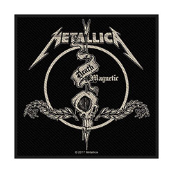 Metallica Standard Woven Patch: Death Magnetic Arrow