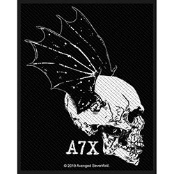 Avenged Sevenfold Standard Woven Patch: Skull Profile