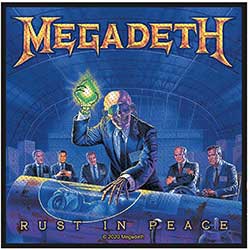 Megadeth Standard Patch: Rust In Peace