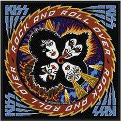 KISS Standard Woven Patch: Rock N' Roll Over