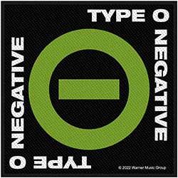 Type O Negative Standard Patch: Negative Symbol