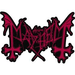 Mayhem Standard Woven Patch: Logo Cut Out