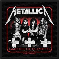 Metallica Standard Woven Patch: Master Of Puppets Band