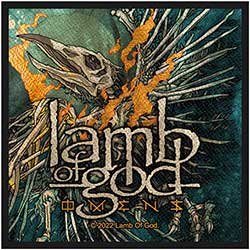 Lamb Of God Standard Woven Patch: Omens