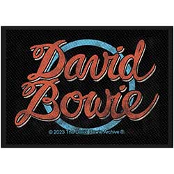 David Bowie Standard Woven Patch: Logo