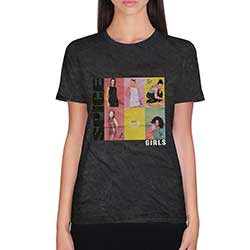 The Spice Girls Unisex T-Shirt: 6 Up Boxes (Dip-Dye)