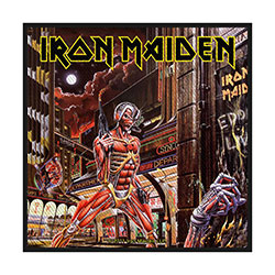 Iron Maiden Standard Woven Patch: Somewhere Back In Time (Retail Pack)