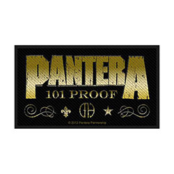 Pantera Standard Woven Patch: Whiskey Label (Retail Pack)