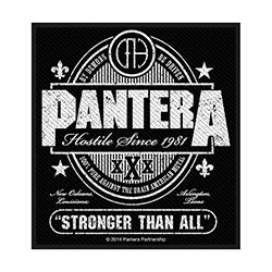 Pantera Standard Woven Patch: Stronger Than All (Retail Pack)
