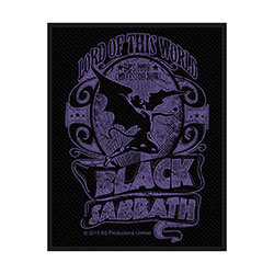 Black Sabbath Standard Woven Patch: Lord Of This World (Retail Pack)