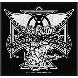 Aerosmith Standard Woven Patch: Permanent Vacation (Retail Pack)