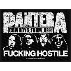 Pantera Standard Patch: Fucking Hostile (Retail Pack)