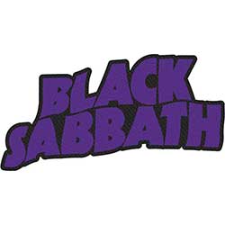 Black Sabbath Standard Patch: Logo Cut Out (Retail Pack)