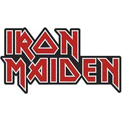 Iron Maiden Standard Patch: Logo Cut Out (Retail Pack)